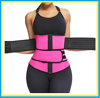 Стягувальний пояс для схуднення та корекції фігури на липучці Back Support Belt, пояс для схуднення,rty