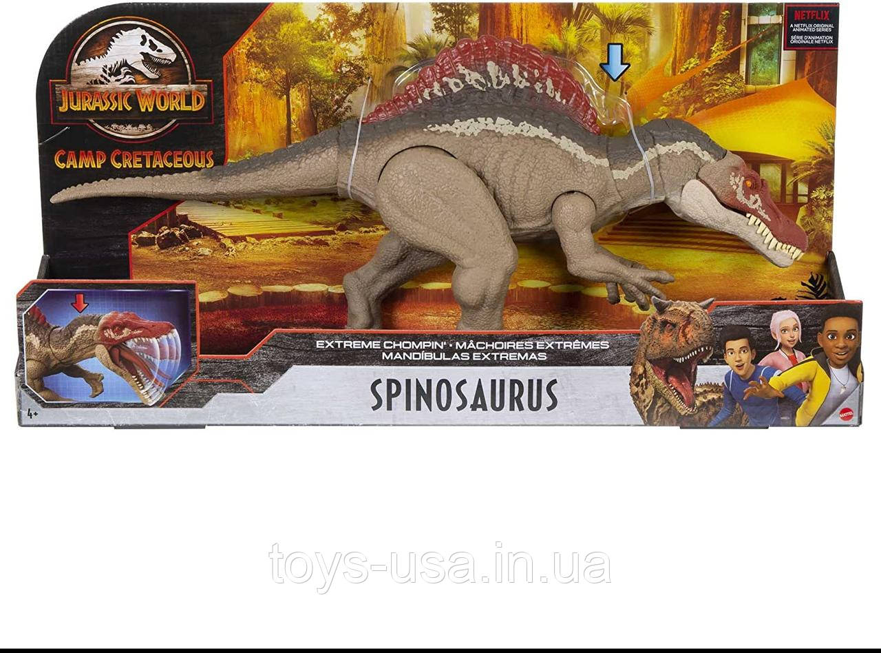 Динозавр Спінозавр 56 см Extreme Chompin Spinosaurus Jurassic World Mattel