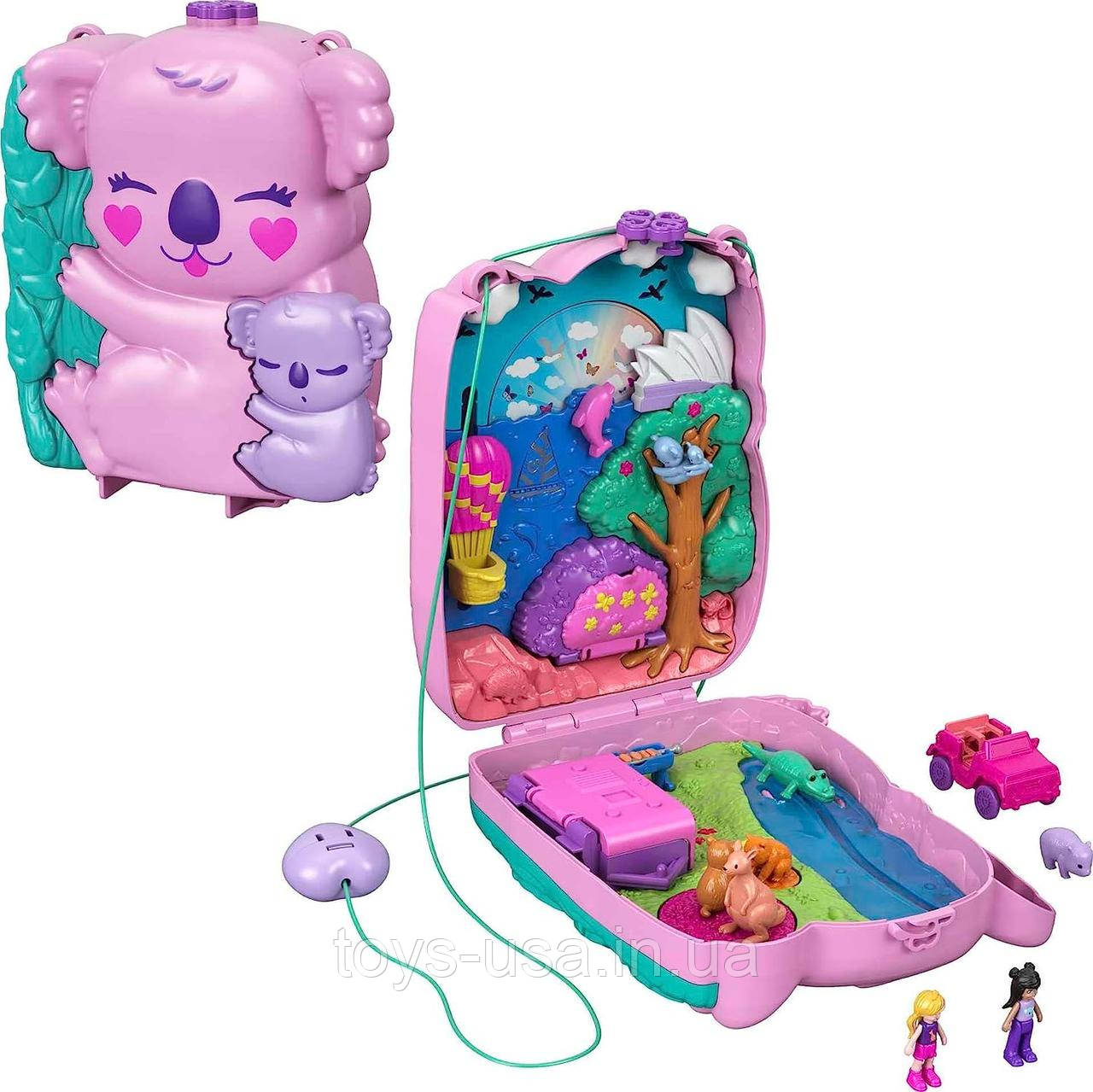 Ігровий набір Поллі Покет Кишеньковий Світ Коала Polly Pocket Koala Adventures