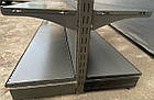 Ряд торгових двосторонніх (острівних) стелажів "Колумб" 150х200 (66+66+66) см., Б/у, фото 6