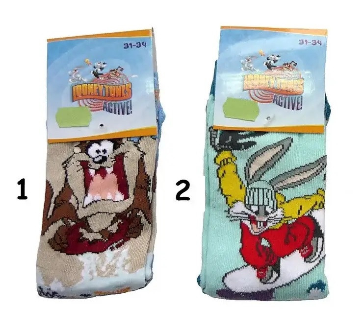 Дитячі шкарпетки Looney Tunes для хлопчика. р. 31-34