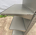 Торгові односторонні (пристінні) стелажі «Колумб» 225х100 см., Б/у, фото 7