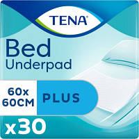 Оригінал! Пеленки для младенцев Tena Bed Plus 60x60 см 30 шт (7322540800746) | T2TV.com.ua