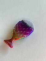 Кисть-рыбка для жидких основ и контуринга(разноцветная) - 1 шт.