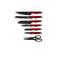 Набор ножей из 7 предметов Berlinger Haus Metallic Line Burgundy Edition (BH-2599) KT-22