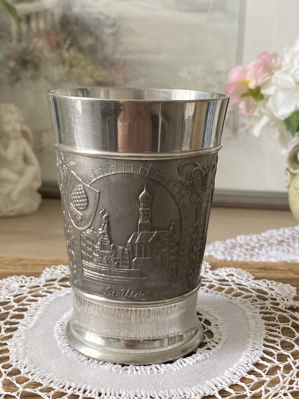 Колекційний олов'яний келих на 300 мл, харчове олово, Німеччина