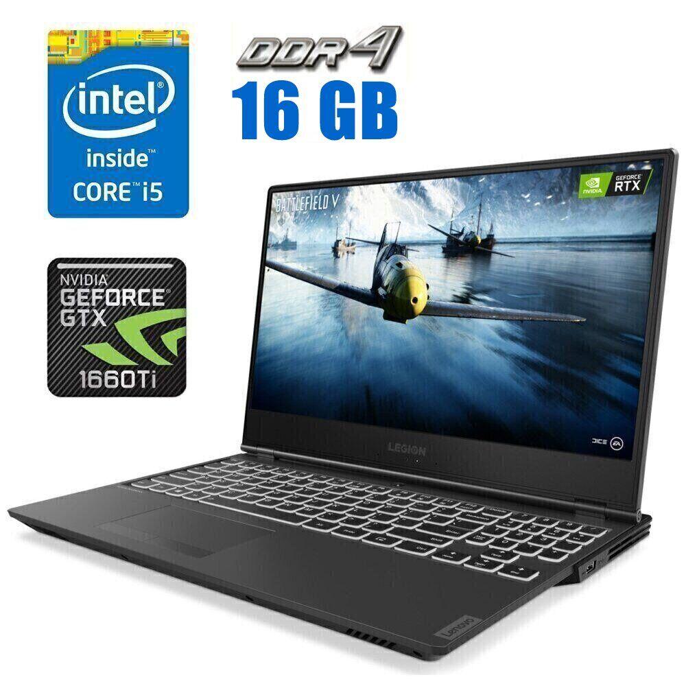 Ігровий ноутбук Lenovo Legion Y540-15IRH / 15.6" (1920x1080) IPS / Intel Core i5-9300H (4 (8) ядра по 2.4 —