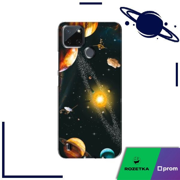 Чехол с картинкой для Realme C21Y (Планеты в Космосе) / Чехлы ...