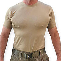 Футболка швидкосохнуча військова термо мікрофібра в кольорі пісок