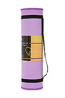 Килимок спортивний Cornix NBR 183 x 61 x 1 см для йоги та фітнесу XR-0093 Purple/Purple, фото 5