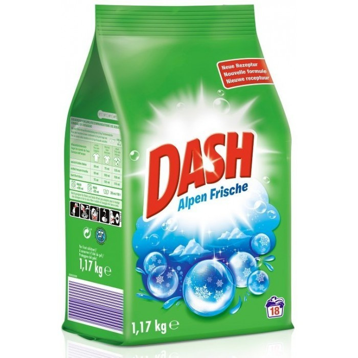 Купить Стиральный порошок Dash Alpen Frische, 18 стирок (1,17кг.), цена ...