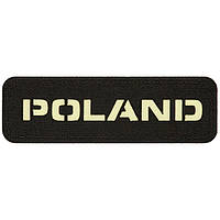 Бейдж M-Tac Poland Laser Cut - Black Luminate