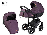 Детская коляска 2 в 1 Angelina Discovery Respect фиолетовая R-7