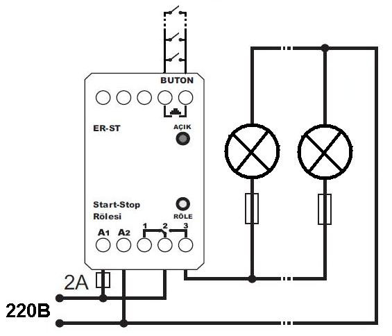 Схема подключения импульсного шагового лестничного реле для освещения Импульсное бистабильное реле