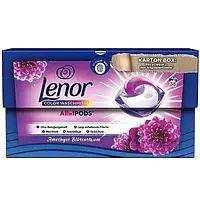 Мощные капсулы для стирки с цветочным запахом Lenor Color Amethyst & Floral Bouquet 3 in 1 PODS 38 шт