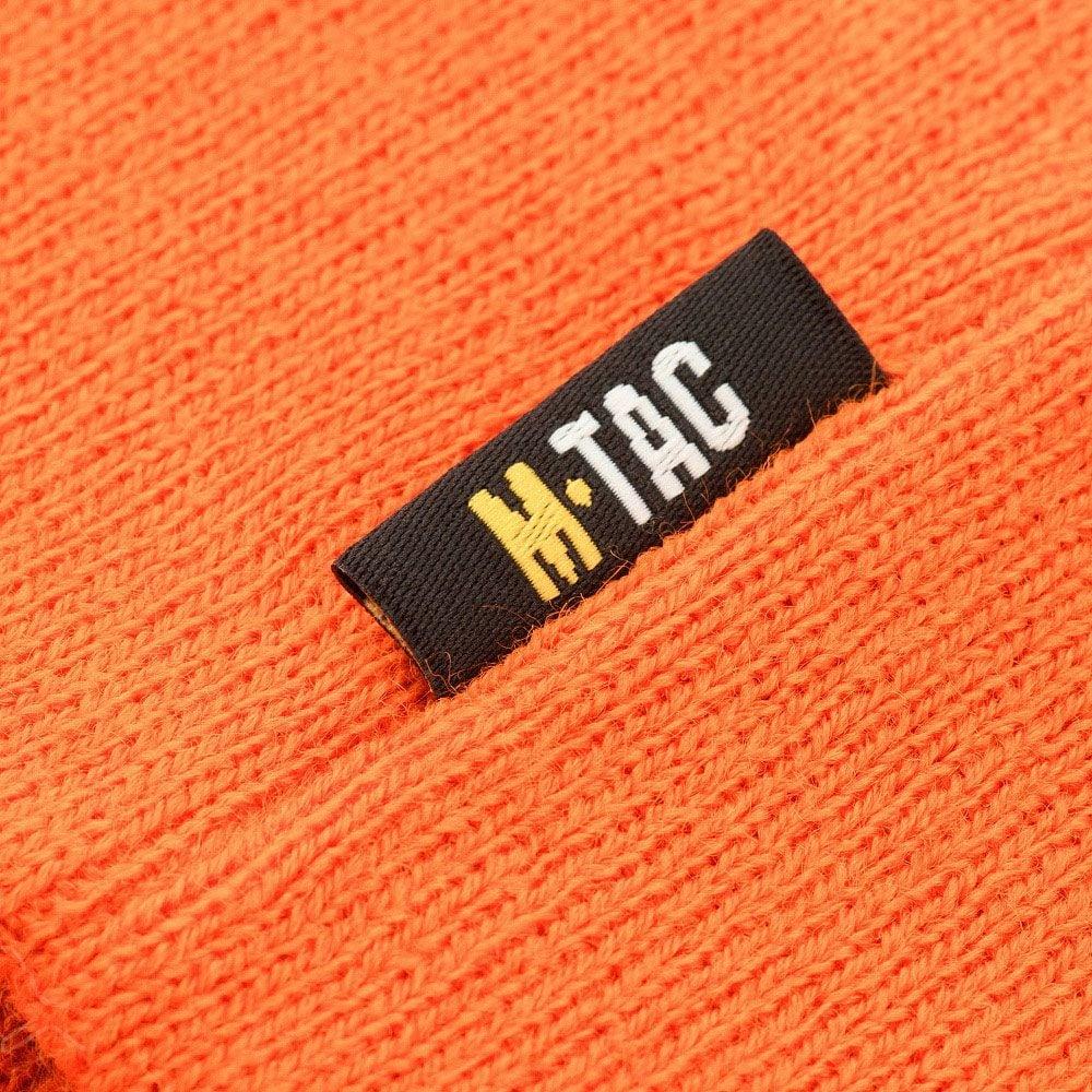Шапка M-Tac Fine Knit Watch Cap - Orange - фото 4 - id-p1921393307