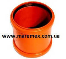 Муфта Пвх для зовнішньої каналізації 200 - Інсталпласт-ХВ