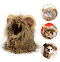 Кошачий парик грива для маленьких собак и кошек (Размер L) ОСТ