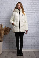 Зимняя женская куртка Qarlevar белая