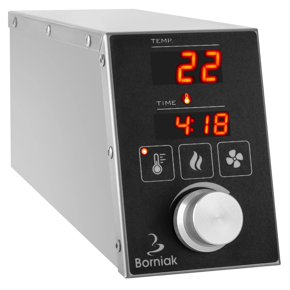 Smoker Borniak Timer Inox BBQ v 1.4 - 70 l - фото 2 - id-p1921426477