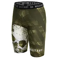 Компресійні шорти Military Gym Wear Skull Military - Khaki