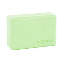 Блок для йоги Cornix EVA 22.8 x 15.2 x 7.6 см Green