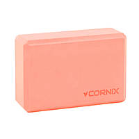 Блок для йоги Cornix EVA 22.8 x 15.2 x 7.6 см Orange