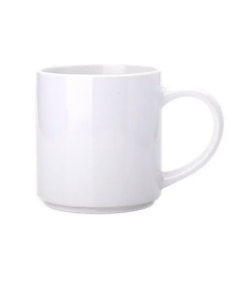 Чашка для сублімації біла 350 мл  штаб