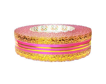 Флористична стрічка - №1 (4 см х 25 ярдів) малинова