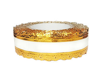 Флористична стрічка - №10 (4 см х 25 ярдів) біла