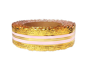 Флористична стрічка - №11 (4 см х 25 ярдів) світло-рожева