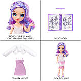 Лялька Рейнбоу Хай Вайолет Віллоу Віолетта Rainbow High Violet Willow Fantastic Fashion Doll S6 587385 MGA Оригінал, фото 4