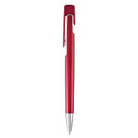 Двухцветная ручка матовый пластик серебристые элементы