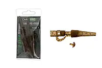 Безопасная клипса c фиксатором Carp Pro Lead Clips + Pegs Camo (5 шт/уп)