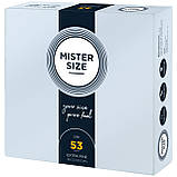 Презервативи Mister Size - pure feel - 53 (36 condoms), товщина 0,05 мм SO8051, фото 2