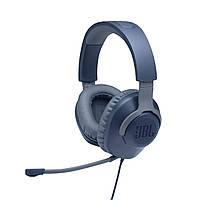 Навушники для геймерів JBL Quantum 100 Blue (JBLQUANTUM100BLU)