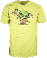 X-Small Funko Star Wars: the Mandalorian T-shirt - the Child, Small But Mighty (Yellow) Футболка Funko: М