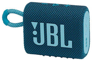 Портативна колонка JBL Go 3 Eco Blue (JBLGO3ECOBLU)