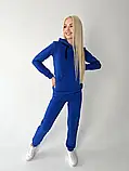 Жіночий спортивний костюм на флісі у кольорах, фото 8