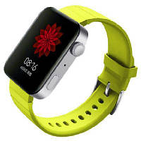 Ремінець для смарт-годинника BeCover Silicone для Xiaomi Mi Watch Yellow (704522), фото 2