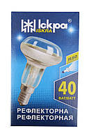 Лампа накаливания рефлекторная R50 Е14 40 Вт (ДЗК) в коробочке "Искра" Львов