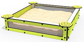 Пісочниця 1,5 м з вікном (виготовлена з HDPE пластику) SiverSport TE338.1