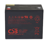 Аккумуляторная батарея CSB GPL12800, 12V 80Ah (261х168х210 (220)