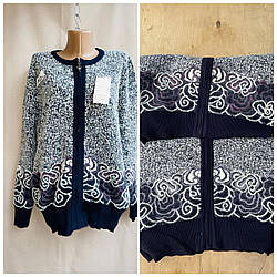 Кофта жіноча на замку ангора р 54-56 універсал різні кольори Візерунок