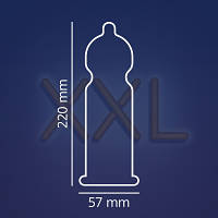 Презервативи Contex Extra Large збільшеного розміру із силіконовим мастилом 12 шт (5060040302231), фото 4