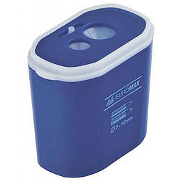 Точилка Buromax with a container, large, double, plastic (BM.4776) - оригінал