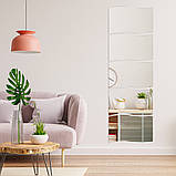 Акрилове нерозбивне дзеркало самоклейка 27х42СМх2ММ, фото 6