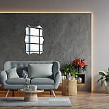 Самоклеюче акрилове дзеркало 40х60СМх2мм / Нерозбивне дзеркало, фото 6