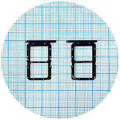 Тримач SIM карти Huawei Honor 20, Nova 5T синій на 2 SIM