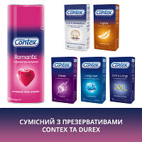 Інтимний гель-змазка Contex Romantic з ароматом полуниці (лубрикант) 100 мл (4820108005174), фото 4